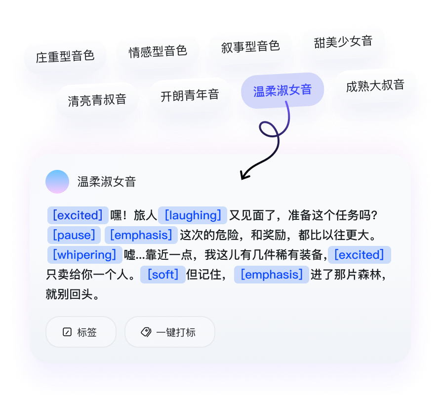 真实生动的音频效果示意